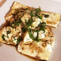 kohauni's cooksnap of when they made 絹豆腐1丁美味しくマヨ醤油焼き大葉風味.