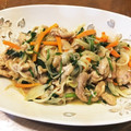 いやんのん＊'s cooksnap of when they made 豚肉とほうれん草のバター醤油炒め.