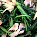 chiko♫'s cooksnap of when they made しめじとベーコンとほうれん草の和風炒め♡.