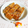 yukiwanko's cooksnap of when they made 厚揚げの甘辛から揚げ.