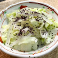 蒼の雫sp's cooksnap of when they made 簡単★大根とキャベツのゆかり和えサラダ.