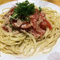 クックSKQWTG☆'s cooksnap of when they made トマトとツナの冷製パスタ.