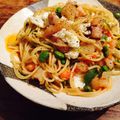 kaokaofood's cooksnap of when they made タコパで余ったタコを使ったパスタ*:..