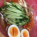 しんたぬきっ子's cooksnap of when they made ダイエットに！野菜たっぷりしらたき冷麺.