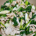 クックZTZ10H☆'s cooksnap of when they made 簡単たれ使用☆豚肉とほうれん草の炒め物.