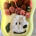 Amy101's cooksnap of when they made 簡単 スヌーピー キャラ弁.