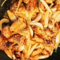 智恵ちゃんのつく恋慕's cooksnap of when they made 固くならない★玉ねぎ入り生姜焼き.