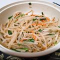 Ray✾'s cooksnap of when they made ごま麺つゆマヨ！　にらもやし納豆サラダ♡.