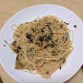 mikamyuka's cooksnap of when they made 夏限定！茗荷と大葉の和風ペペロンチーノ.