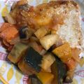 クック甘党。's cooksnap of when they made 夏野菜のラタトゥイユ＆カジキのソテー.