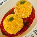 W♡kitchen's cooksnap of when they made ライスコロッケ♡*.