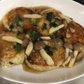 キイロイトリ！'s cooksnap of when they made 絶品ヘルシー豆腐ハンバーグきのこあんかけ.