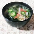 kururin18's cooksnap of when they made カニカマ入りお味噌汁☆.