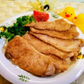 ももちゃんのれしぴ's cooksnap of when they made 生姜焼き 失敗なしの黄金比.