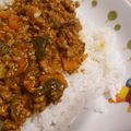 ぴかりんぼん's cooksnap of when they made 我が家のミートソースでキーマカレー☆.