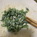 しゅうう's cooksnap of when they made ツルナ(ホウレンソウでも可)のクルミあえ.