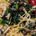 ＊リンちょ＊'s cooksnap of when they made しめじとほうれん草のパスタ.