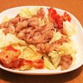 むられ's cooksnap of when they made かりかり豚バラ肉と蒸しキャベツポン酢風味.
