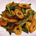 ＊amor＊'s cooksnap of when they made 【農家のレシピ】ニラとちくわのキムチ炒め.