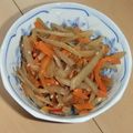 きらり流れ星's cooksnap of when they made シンプルなきんぴらごぼう.