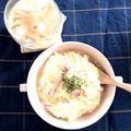 mi坊's cooksnap of when they made レンジで簡単、とろり濃厚カルボナーラ丼！.