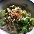 ぽんぽまつり's cooksnap of when they made 簡単☆オクラ納豆そば・うどん.
