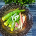かおりかざり's cooksnap of when they made オクラと生姜（みょうが）の塩麹漬け.