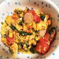 クロップホッパー's cooksnap of when they made トマトと卵のコンソメ炒め.