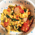 クロップホッパー's cooksnap of when they made トマトと卵のコンソメ炒め.