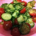 みさきち★'s cooksnap of when they made ミニトマトときゅうりのナムル風サラダ.