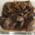 友莉子's cooksnap of when they made 下処理なしで鶏レバーの甘辛煮.