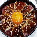 たかぼんぼん♪'s cooksnap of when they made がっつりイケる◎まぐろステーキ丼.