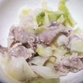 yoyu☆'s cooksnap of when they made キャベツと豚小間の白だしサッと煮.