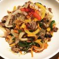 イシポン's cooksnap of when they made 白滝チャプチェ.