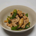 みかんmama3's cooksnap of when they made 豚肉とピーマンとしいたけの炒め物.