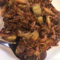 はに333's cooksnap of when they made 派生◆茄子の肉味噌丼.