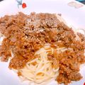 クックHFBVVQ☆'s cooksnap of when they made 素朴、美味で簡単。ミートスパ.
