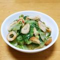 ドルフィンサーモン's cooksnap of when they made レタスと竹輪の炒め物☆.