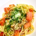 tumitumiki's cooksnap of when they made トマトと納豆の冷製パスタ.