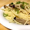yappyパクパク's cooksnap of when they made じめじが香ばしい♥✿激旨明太子パスタ✿.