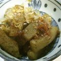 由芽15's cooksnap of when they made さっぱりヘルシー♪うめおかかコンニャク.