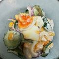 ちゃこちゃぁ's cooksnap of when they made ☆夏は缶・短！マスタードマヨ胡瓜サラダ.