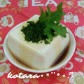 こたらパッド's cooksnap of when they made わさびと青のりで冷ややっこ.
