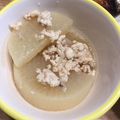 ポメちょん's cooksnap of when they made 大根と鶏ひき肉の生姜あん♡.