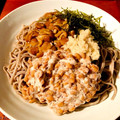 azbjbn's cooksnap of when they made 納豆となめこの冷やし蕎麦.