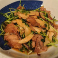 のりたぬーる's cooksnap of when they made お箸が止まらない豆苗豚コマオイスター炒め.