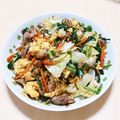 めいめい☆☆☆'s cooksnap of when they made 豚肉ニラ卵炒め♬シャキッとレタスは必須✨.