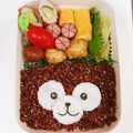 めいめい☆☆☆'s cooksnap of when they made チーズでワンポイント☆ダッフィーキャラ弁.