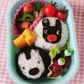 サトミ✾'s cooksnap of when they made リサとガスパールのキャラ弁.