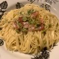クックHCPFKP☆'s cooksnap of when they made ふきのとうのパスタ.